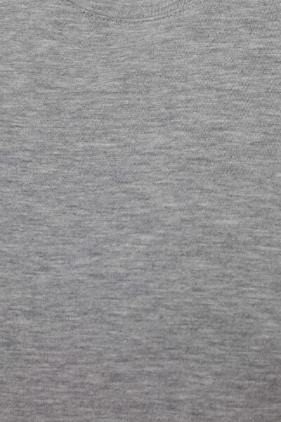 GRİ BİSİKLET YAKA T-SHIRT 3