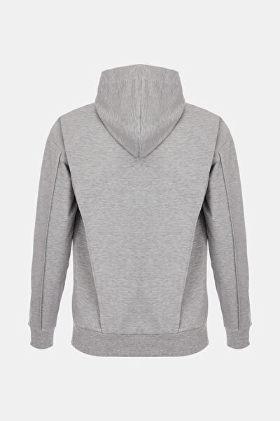 GRİ KAPUŞONLU SWEATSHİRT 5