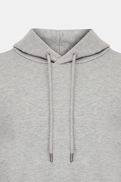 GRİ KAPUŞONLU SWEATSHİRT 6