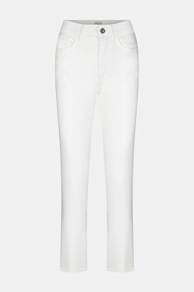 EKRU STRAIGHT JEAN PANTOLON 3