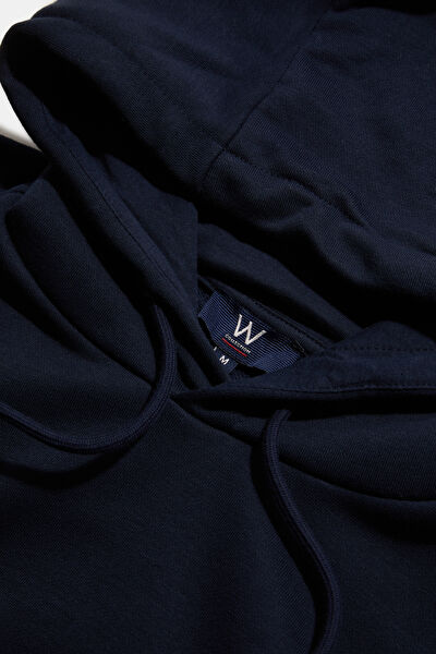 KOYU LACİVERT KAPUŞONLU SWEATSHIRT 3