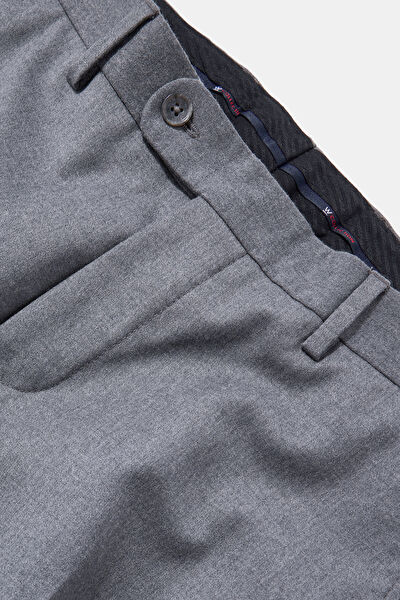 GRİ YÜN FLANNEL PANTOLON 6