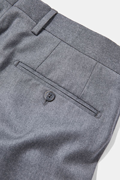 GRİ YÜN FLANNEL PANTOLON 7