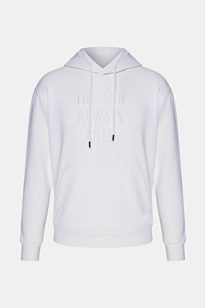 EKRU UZUN KOLLU SWEATSHİRT 4