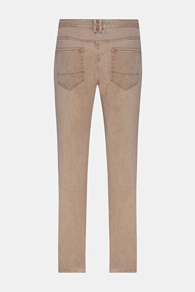 KAHVE STRAIGHT JEAN PANTOLON 5