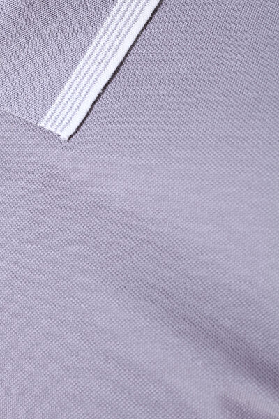 AÇIK GRİ POLO YAKA KISA KOLLU T-SHIRT 3