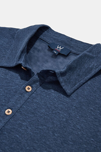 LACİVERT POLO YAKA T-SHIRT 3