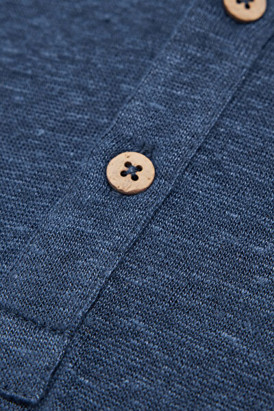 LACİVERT POLO YAKA T-SHIRT 4