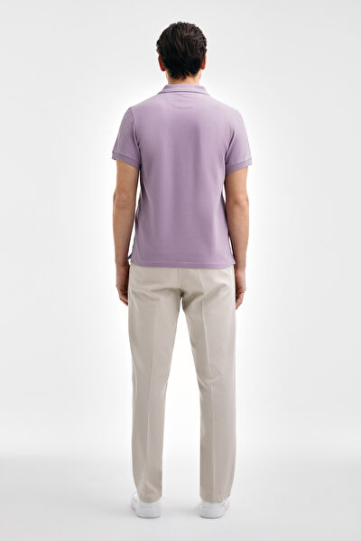 LİLA POLO YAKA T-SHIRT 3
