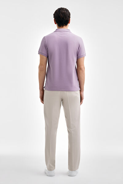 LİLA POLO YAKA T-SHIRT 4