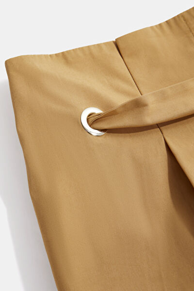 CAMEL WIDE LEG PANTOLON 8