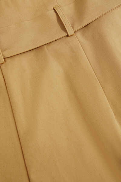 CAMEL WIDE LEG PANTOLON 9