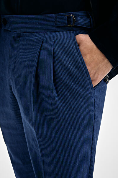 LACİVERT BORU PAÇA SPOR PANTOLON 4