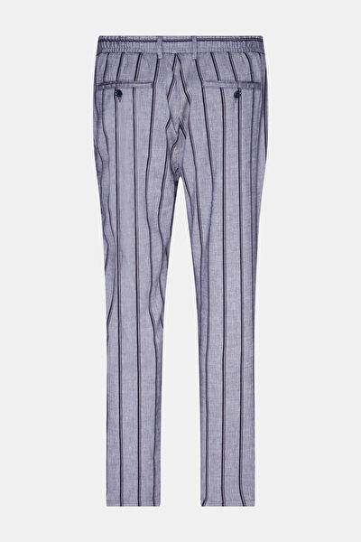 LACİVERT BORU PAÇA SPOR PANTOLON 5