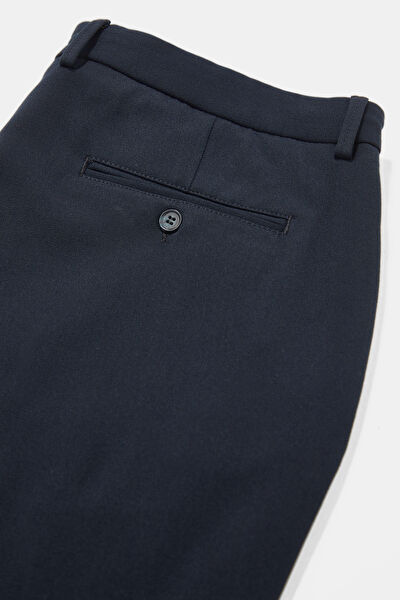 LACİVERT BORU PAÇA SPOR PANTOLON 4