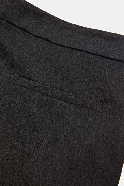 ANTRASİT WIDE LEG PANTOLON 4