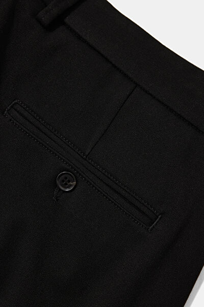 SİYAH BORU PAÇA CASUAL SPOR PANTOLON 4