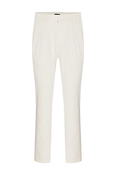 BEYAZ STRAIGHT SPOR PANTOLON 4