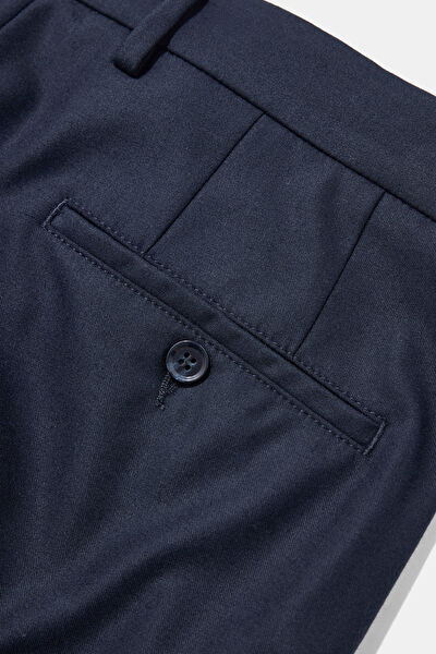 LACİVERT BORU PAÇA PANTOLON 7