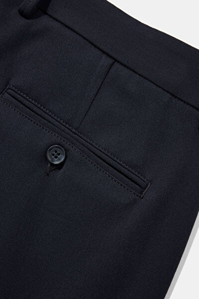 LACİVERT BORU PAÇA CASUAL SPOR PANTOLON 4