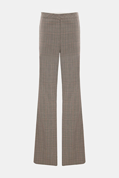 KAHVE WIDE LEG PANTOLON 5