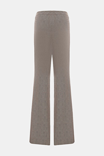KAHVE WIDE LEG PANTOLON 6
