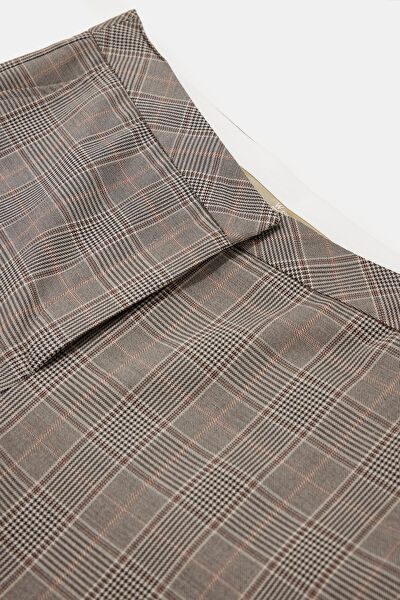 KAHVE WIDE LEG PANTOLON 7