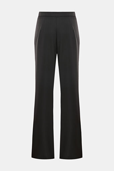 SİYAH WIDE LEG PANTOLON 5