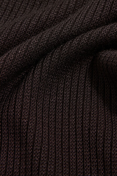 KAHVE WIDE LEG SPOR PANTOLON 7