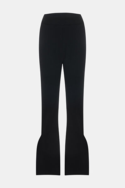 SİYAH STRAIGHT SPOR PANTOLON 4