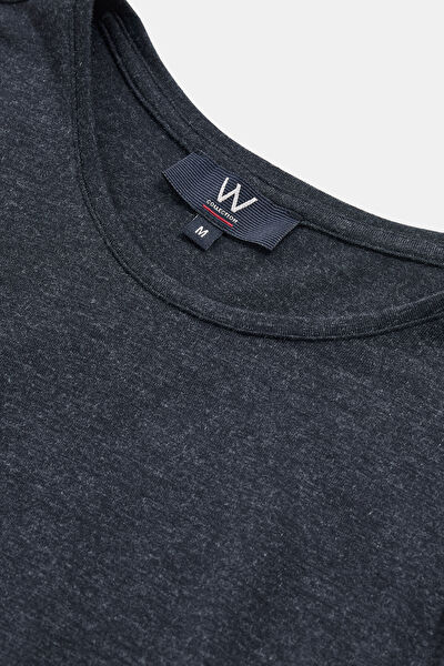 LACİVERT BİSİKLET YAKA UZUN KOLLU SWEATSHIRT 3