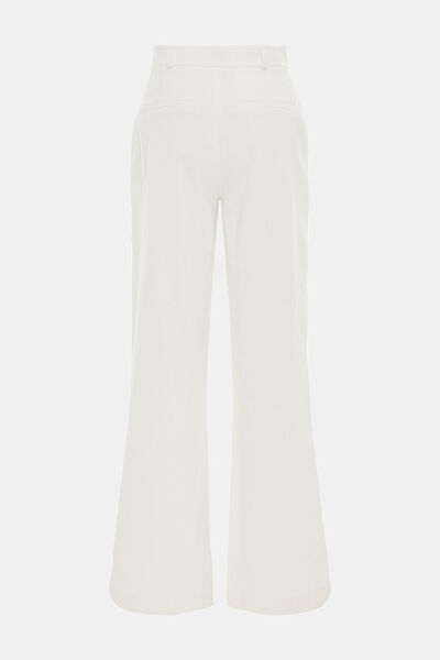 EKRU WIDE LEG PANTOLON 5