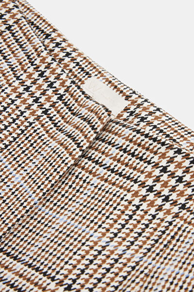 KAHVE WIDE LEG PANTOLON 7