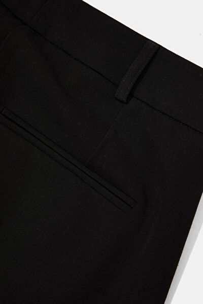 SİYAH WIDE LEG PANTOLON 4