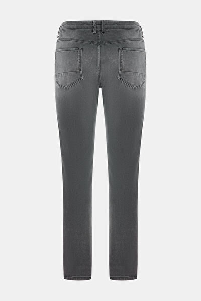 SLIM GRİ JEAN PANTOLON 6