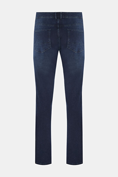 SLIM LACİVERT JEAN PANTOLON 6