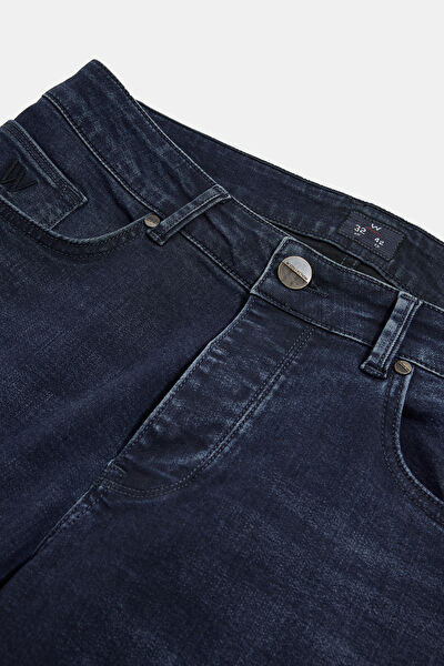 SLIM LACİVERT JEAN PANTOLON 7