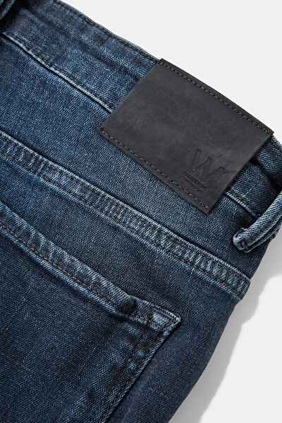 REGULAR LACİVERT JEAN PANTOLON 4