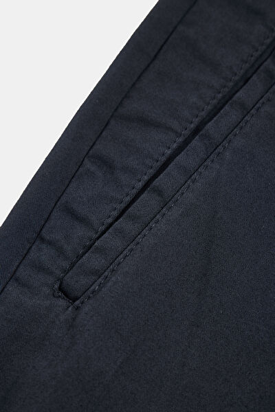 LACİVERT BORU PAÇA SPOR PANTOLON 6