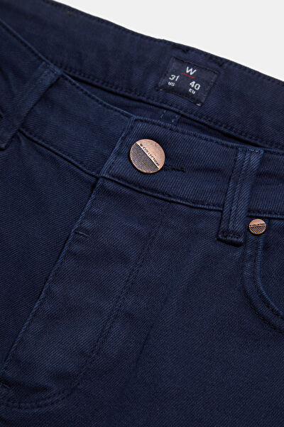 SLIM LACİVERT JEAN PANTOLON 3