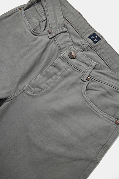SLIM GRI JEAN PANTOLON 3