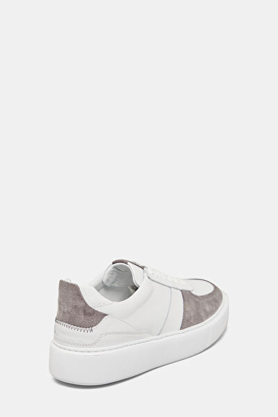 GRİ DERI AYAKKABI 3