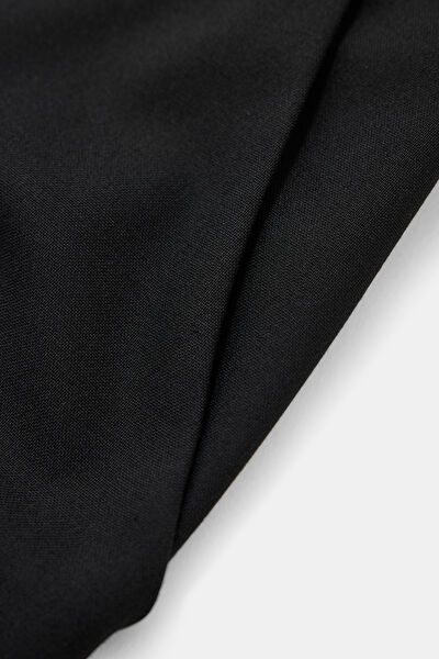 SİYAH WIDE LEG PANTOLON 4