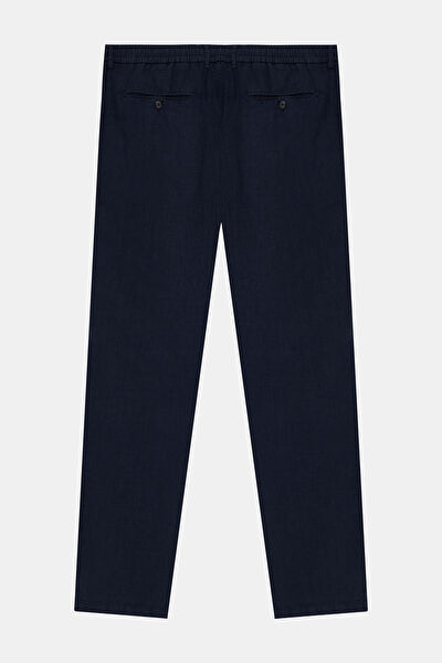 LACİVERT BORU PAÇA JOGGER SPOR PANTOLON 4