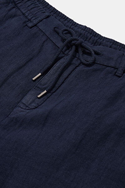 LACİVERT BORU PAÇA JOGGER SPOR PANTOLON 5