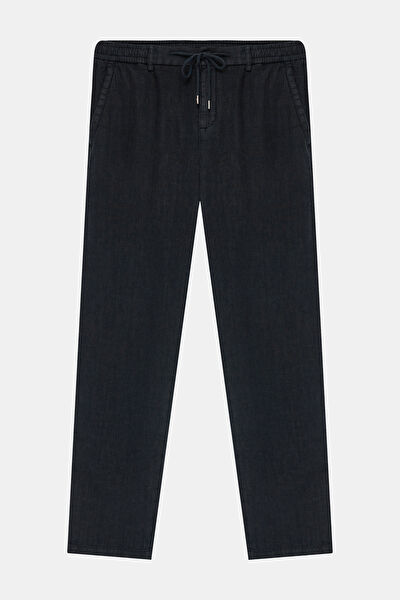 SİYAH BORU PAÇA JOGGER SPOR PANTOLON 4