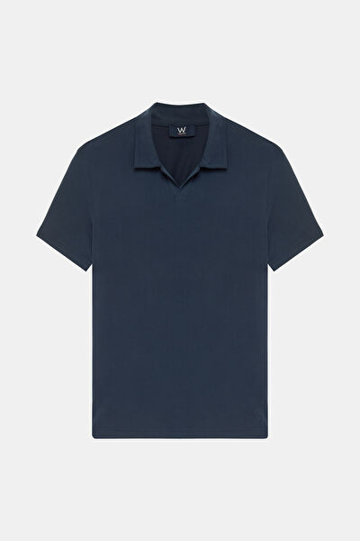 STANDART KALIP LACİVERT POLO YAKA T-SHİRT 5