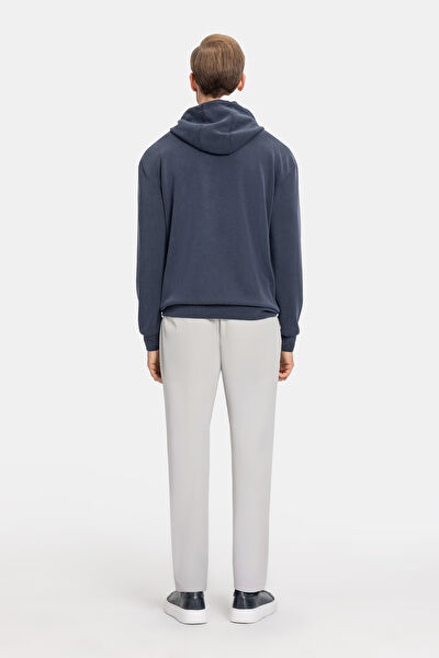 LACİVERT BİSİKLET YAKA UZUN KOLLU SWEATSHIRT 4