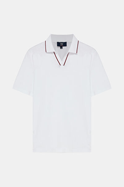 BEYAZ POLO YAKA T-SHIRT 5