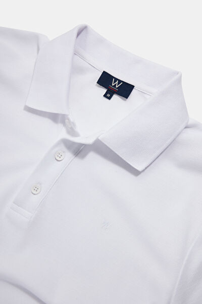 BEYAZ POLO YAKA T-SHIRT 3
